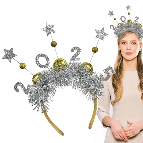 Niesel 2025 Kopfbedeckung – Goldene silberne Stirnbänder | Glitzer-Pailletten-Kopfbedeckung, Festival-Kostüm-Requisiten, Haarschmuck für Erwachsene und Kinder Niesel 2025 Kopfbedeckung – Goldene silberne Stirnbänder | Glitzer-Pailletten-Kopfbedeckung, Festival-Kostüm-Requisiten, Haarschmuck für Erwachsene und Kinder von Niesel