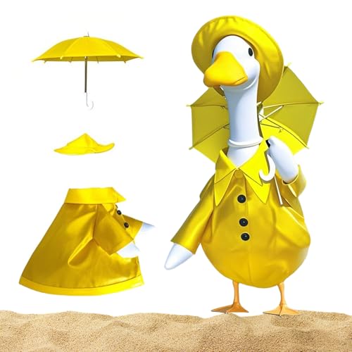 Niesel Enten-Kostüm | Niedliche Hof-Enten-Outfits – wetterbeständiges Urlaubsbedarf, dekoratives Cosplay-Kostüm für Themenpartys, Hochzeit, Halloween, Gartenpartys von Niesel