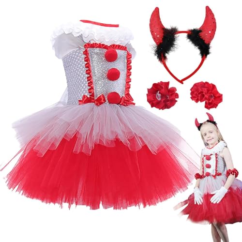 Niesel Halloween-Kostüme für Mädchen – weiches Polyester, Karneval-Mädchen, Cosplay-Kostüm, Halloween-Cosplay-Kostüm, mit Stirnband für Mädchen Niesel Halloween-Kostüme für Mädchen – weiches Polyester, Karneval-Mädchen, Cosplay-Kostüm, Halloween-Cosplay-Kostüm, mit Stirnband für Mädchen von Niesel