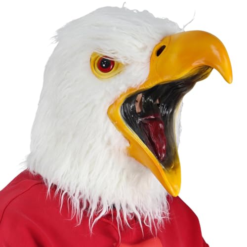 Niesel Halloween-Maske mit weißem , Maskerade-Partys, weißer -Maske, Halloween-Kostüm, Gesichtsmaske für Kostümpartys, Karneval, Maskeraden von Niesel