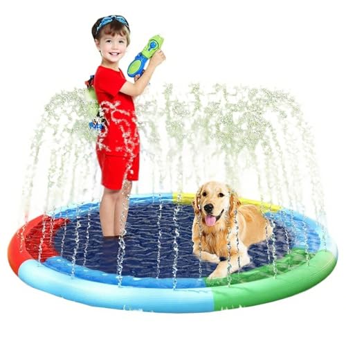 Niesel Kleinkinder Splash Pad - Outdoor Wasserspielmatte Für Kinder | rutschfeste Wasserspielmatte Für Garten Camping Rasen Terrasse Hinterhof Spiele Niesel Kleinkinder Splash Pad - Outdoor Wasserspielmatte Für Kinder | rutschfeste Wasserspielmatte Für Garten Camping Rasen Terrasse Hinterhof Spiele von Niesel