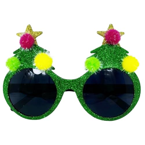 Niesel Weihnachts-Sonnenbrille – Verkleidungsbrille | Weihnachtsfeiertagsbrille für Erwachsene, Urlaubsdekoration, Requisiten von Niesel