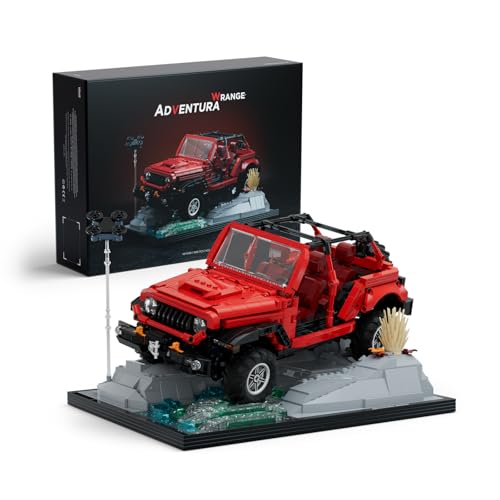 Nifeliz WRANGE Geländewagen Modellbausatz für Erwachsene, Offroad Klemmbausteine Set mit Szenerie zum Bauen und Ausstellen, Auto Bauspielzeugsets & Geschenk für Offroad-Fans (1993 Teile, NF10281) von Nifeliz
