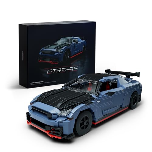 ​Nifeliz GTRS-35 Sportwagen Auto-Modellbausatz, 1:14 Maßstab Klemmbausteine Auto Bauspielzeugset, Geschenk für Erwachsene Autoliebhaber (NF10285) von Nifeliz