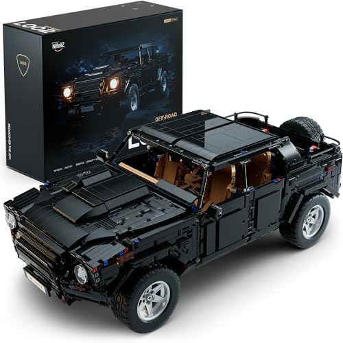 Nifeliz L002 Geländewagen​ Bauspielzeugset, Technikal Klemmbausteine Off-Road Automodell, Sammlerstück zum Austellen als Home- oder Büro-Deko, Geschenk für Erwachsene Männer (3983 Teile, NF10274) von Nifeliz