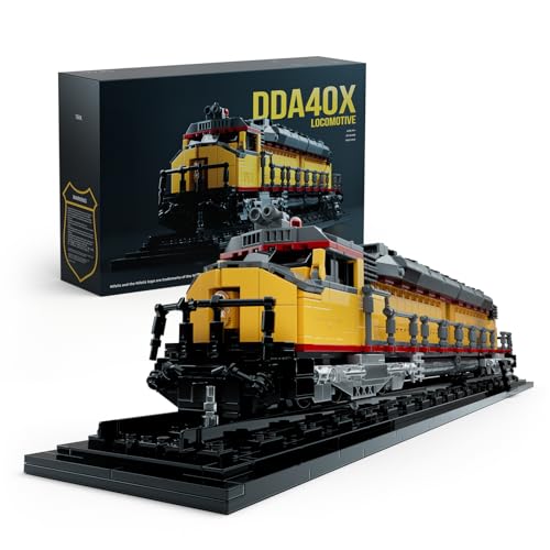 Nifeliz DDA40X Lokomotive Modell Bauspielzeugset, Klemmbausteine Zug Modell mit Schienen für Erwachsene, Diesellokomotive Sammlerstück, Geschenk für Eisenbahnliebhaber (1603 Teile, NF10296) Nifeliz DDA40X Lokomotive Modell Bauspielzeugset, Klemmbausteine Zug Modell mit Schienen für Erwachsene, Diesellokomotive Sammlerstück, Geschenk für Eisenbahnliebhaber (1603 Teile, NF10296) von Nifeliz