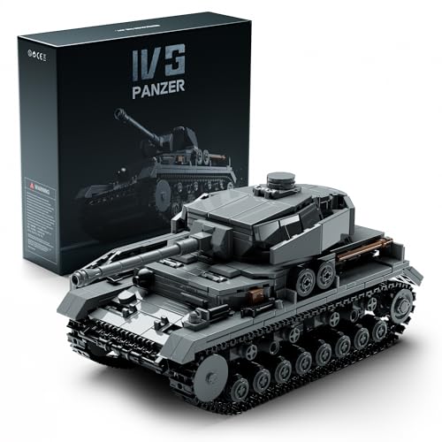 Nifeliz Panzer IV Bauspielzeugsets, Klemmbausteine Panzer Militär Modellbausatz für Erwachsene, Geschenk für Militärliebhaber (1006 Teile, NF10312) von Nifeliz