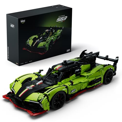 Nifeliz S63 Hypercar Modellbausatz, Maßstab 1:8 Sammlerauto Klemmbausteine Rennwagen für Erwachsene, BAU- und Ausstellungsmodell für Heim- oder Büro, Geschenk für Motorsportfans (3699 Teile, NF10283) Nifeliz S63 Hypercar Modellbausatz, Maßstab 1:8 Sammlerauto Klemmbausteine Rennwagen für Erwachsene, BAU- und Ausstellungsmodell für Heim- oder Büro, Geschenk für Motorsportfans (3699 Teile, NF10283) von Nifeliz