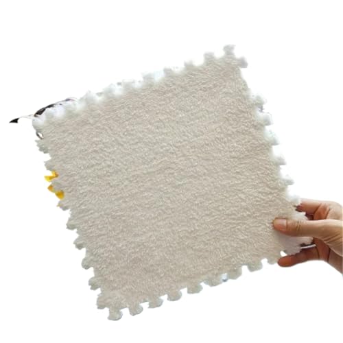 Puzzle Shaggy Teppich 10/20 Stück Anti-Schock-Matte, Puzzle-Matte, Wohnzimmer, Plüschschaum, Bodenmatte, Spielmatte, weiche Fußmatten, Schlafzimmer, Plüsch-Pad, Plüsch, 30 x 30 cm Für Wohnzimmer/Schla Puzzle Shaggy Teppich 10/20 Stück Anti-Schock-Matte, Puzzle-Matte, Wohnzimmer, Plüschschaum, Bodenmatte, Spielmatte, weiche Fußmatten, Schlafzimmer, Plüsch-Pad, Plüsch, 30 x 30 cm Für Wohnzimmer/Schla von NihaoWXM