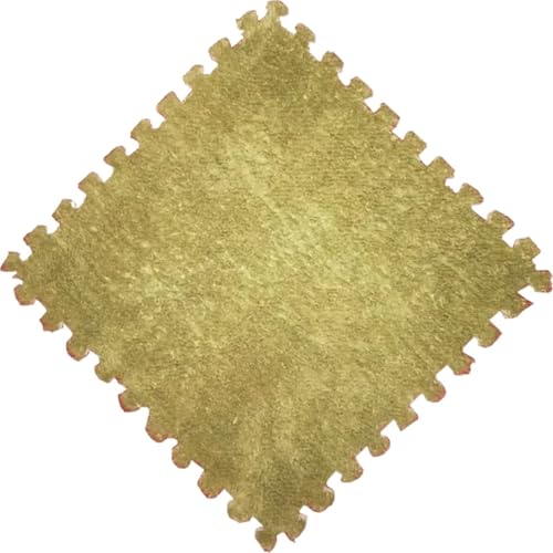 Puzzle Shaggy Teppich 10/20 Stück weiche Plüsch-Kindermatte, Spielmatte, EVA-Schaum, Puzzle-Teppich im Kinderzimmer, warm halten, Spielmatte, 30 x 30 x 1 cm Für Wohnzimmer/Schlafzimmer(Grass Green,10P Puzzle Shaggy Teppich 10/20 Stück weiche Plüsch-Kindermatte, Spielmatte, EVA-Schaum, Puzzle-Teppich im Kinderzimmer, warm halten, Spielmatte, 30 x 30 x 1 cm Für Wohnzimmer/Schlafzimmer(Grass Green,10P von NihaoWXM