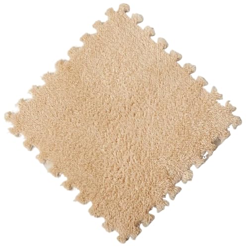 Puzzle Shaggy Teppich 10/20 Stück weiche Plüsch-Kindermatte, Spielmatte, Eva-Schaum, Puzzle-Teppich im Kinderzimmer, warm halten, Spielmatte, 30 x 30 x 1 cm Für Wohnzimmer/Schlafzimmer(Camel,20Pcs) Puzzle Shaggy Teppich 10/20 Stück weiche Plüsch-Kindermatte, Spielmatte, Eva-Schaum, Puzzle-Teppich im Kinderzimmer, warm halten, Spielmatte, 30 x 30 x 1 cm Für Wohnzimmer/Schlafzimmer(Camel,20Pcs) von NihaoWXM