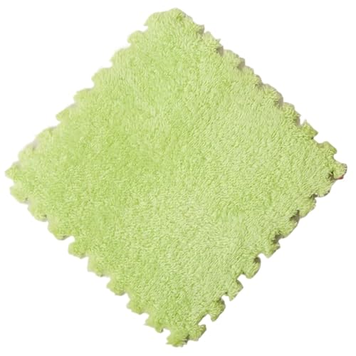 Puzzle Shaggy Teppich 10/20 Stück weiche Plüsch-Kindermatte, Spielmatte, Eva-Schaum, Puzzle-Teppich im Kinderzimmer, warm halten, Spielmatte, 30 x 30 x 1 cm Für Wohnzimmer/Schlafzimmer(Green,20Pcs) Puzzle Shaggy Teppich 10/20 Stück weiche Plüsch-Kindermatte, Spielmatte, Eva-Schaum, Puzzle-Teppich im Kinderzimmer, warm halten, Spielmatte, 30 x 30 x 1 cm Für Wohnzimmer/Schlafzimmer(Green,20Pcs) von NihaoWXM