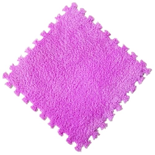 Puzzle Shaggy Teppich 10/20 Stück weiche Plüsch-Kindermatte, Spielmatte, Eva-Schaum, Puzzle-Teppich im Kinderzimmer, warm halten, Spielmatte, 30 x 30 x 1 cm Für Wohnzimmer/Schlafzimmer(Purple,20Pcs) Puzzle Shaggy Teppich 10/20 Stück weiche Plüsch-Kindermatte, Spielmatte, Eva-Schaum, Puzzle-Teppich im Kinderzimmer, warm halten, Spielmatte, 30 x 30 x 1 cm Für Wohnzimmer/Schlafzimmer(Purple,20Pcs) von NihaoWXM