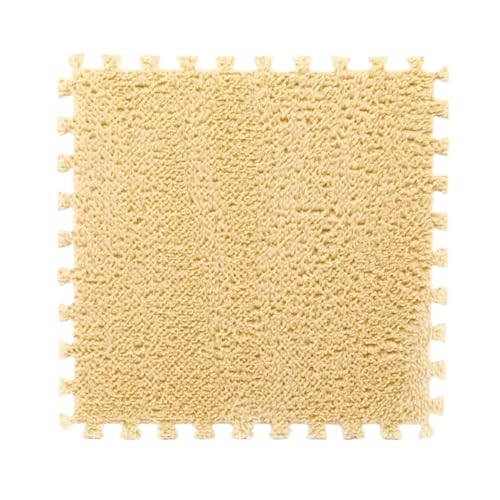 Puzzle Shaggy Teppich 30 * 30 * 1 cm Eva-Schaum-Puzzle-Teppich, weiche Spielmatte, weiche Fußmatten, Plüsch-Kindermatte, Spielmatte im Kinderzimmer, warm halten Für Wohnzimmer/Schlafzimmer(Yellow,1cm- Puzzle Shaggy Teppich 30 * 30 * 1 cm Eva-Schaum-Puzzle-Teppich, weiche Spielmatte, weiche Fußmatten, Plüsch-Kindermatte, Spielmatte im Kinderzimmer, warm halten Für Wohnzimmer/Schlafzimmer(Yellow,1cm- von NihaoWXM