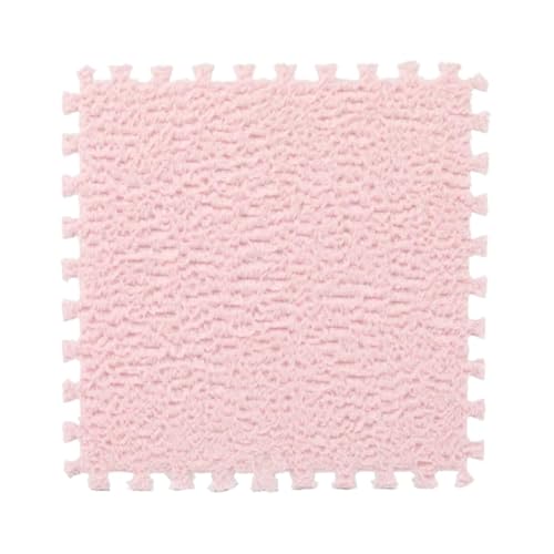 Puzzle Shaggy Teppich 30 * 30 * 1 cm Eva-Schaum-Puzzle-Teppich, weiche Spielmatte, weiche Fußmatten, Plüsch-Kindermatte, Spielmatte im Kinderzimmer, warm halten Für Wohnzimmer/Schlafzimmer(Pink,1cm-20 Puzzle Shaggy Teppich 30 * 30 * 1 cm Eva-Schaum-Puzzle-Teppich, weiche Spielmatte, weiche Fußmatten, Plüsch-Kindermatte, Spielmatte im Kinderzimmer, warm halten Für Wohnzimmer/Schlafzimmer(Pink,1cm-20 von NihaoWXM