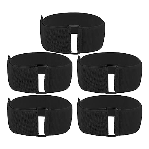Niiyen 5pcs 3 legged Rennbands Buntes Elastizitäts -Tie -Seilband Staffel Race Games Outdoor -Gruppenpartyspiele für Erwachsene Family Staffel Race Carnival Field Day Hinterhof (Schwarz) von Niiyen