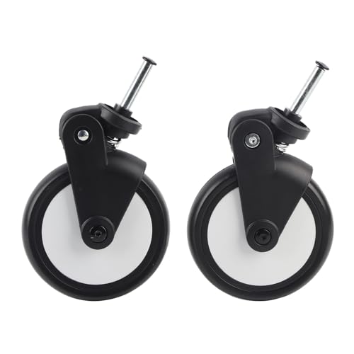 Niiyen Kinderwagen Ersatz Universal, Baby Kinderwagen Gummi - -Zubehör für Yoya Vovo Wheel Kids Carriage mit Werkzeugen (A Pair of Front Wheels) von Niiyen