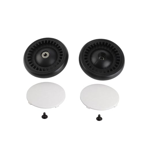 Niiyen Kinderwagen Ersatz Universal, Baby Kinderwagen Gummi - -Zubehör für Yoya Vovo Wheel Kids Carriage mit Werkzeugen (A Pair of Rear Wheels) von Niiyen