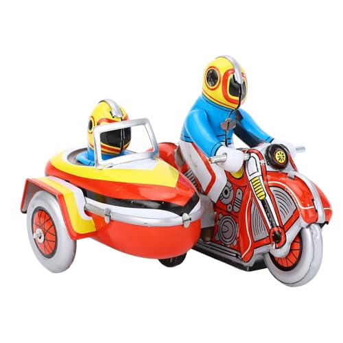 Niiyen Metall Motorradmodell Vintage Eisenmotorrad Skulptur Uhrwerk Zinn 3 Motorrad Schreibtisch Dekoration Ornamente Sammlergeschenk für Motorrad -Enthusiasten von Niiyen