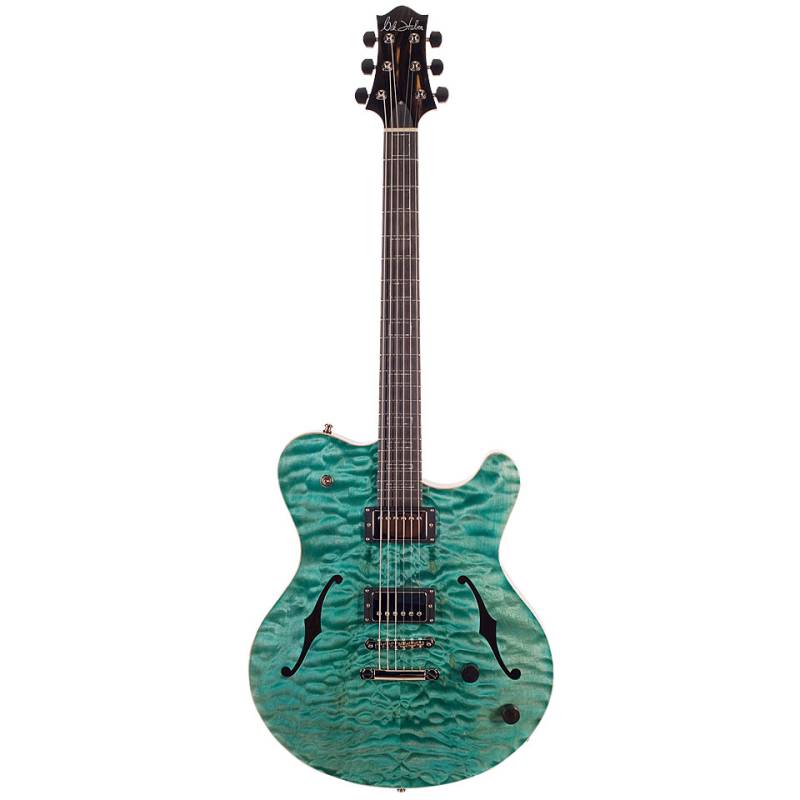 Nik Huber Rietbergen Translucent Green E-Gitarre von Nik Huber