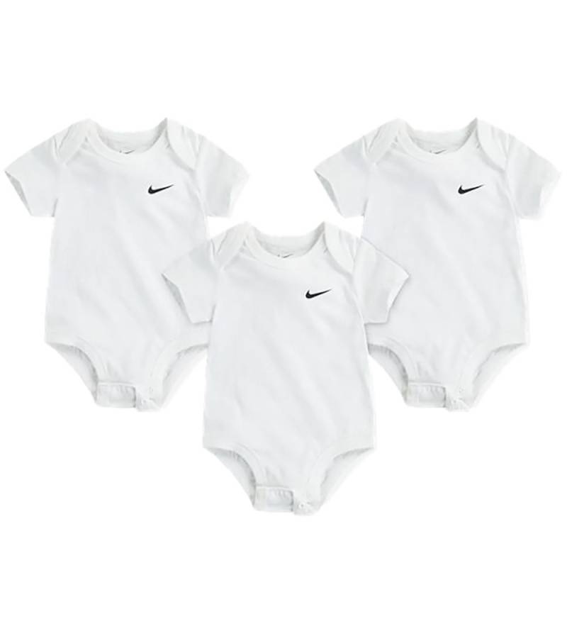 Nike Bodys k/ä - Swoosh - 3er-Pack - Weiß - Nike - 0-3 mt - Body K/Ä Nike Bodys k/ä - Swoosh - 3er-Pack - Weiß - Nike - 0-3 mt - Body K/Ä von Nike