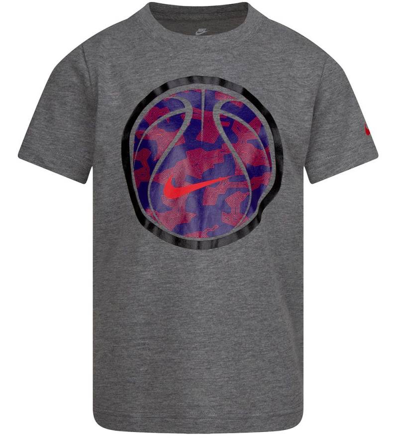 Nike T-Shirt - Geometrics Ball - Carbon Heather - Nike - 4 Jahre (104) - T-Shirts von Nike
