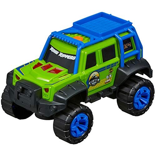 Nikko 20091 Road Rippers Off Road Rumbler, SUV Fahrzeug mit Licht und Sound, Auto bewegt Sich auf Knopfdruck, realistische Motorengeräusche, inklusive Batterien, Kinder ab 3 Jahre, ca. 18 cm, Grün Nikko 20091 Road Rippers Off Road Rumbler, SUV Fahrzeug mit Licht und Sound, Auto bewegt Sich auf Knopfdruck, realistische Motorengeräusche, inklusive Batterien, Kinder ab 3 Jahre, ca. 18 cm, Grün von Nikko