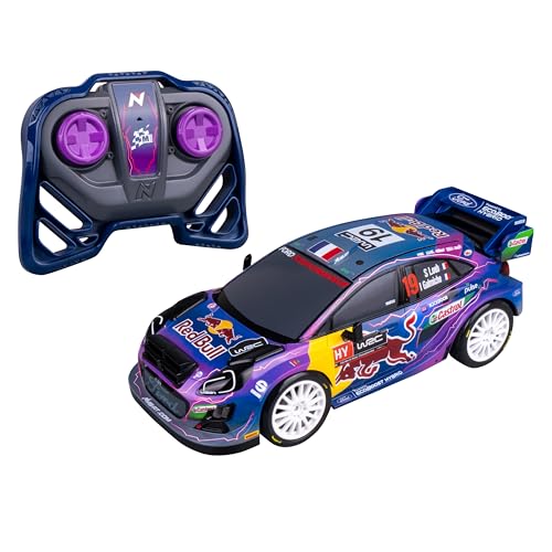 Nikko RC 10391 Night Mode M-Sport Ford Puma Hybrid #19 Loeb, Ferngesteuertes Auto mit LED Scheinwerfern, 25 cm, 2,4 GHz Fernsteuerung, 40 m Reichweite, für Kinder ab 6 Jahren, Blau Nikko RC 10391 Night Mode M-Sport Ford Puma Hybrid #19 Loeb, Ferngesteuertes Auto mit LED Scheinwerfern, 25 cm, 2,4 GHz Fernsteuerung, 40 m Reichweite, für Kinder ab 6 Jahren, Blau von Nikko