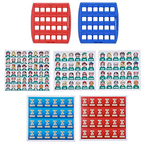 Nikou Familie Brettspiel - Wer Ist Es? Klassisches Lustiges Spiel für Eltern und Kinder - Geschenk von Nikou