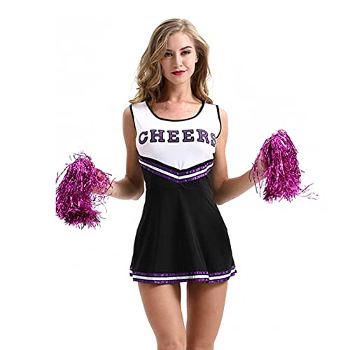 Damen-Cheerleader-Kostü , Damen-Schule, Musikparty, Halloween, Cheerleader-Kostü , Kostü , Uniform-Outfit Damen-Cheerleader-Kostü , Damen-Schule, Musikparty, Halloween, Cheerleader-Kostü , Kostü , Uniform-Outfit von Niktule