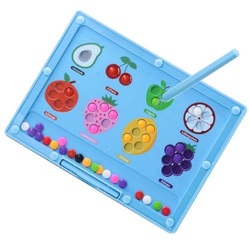 Magnetisches Labyrinth, Magnetfarbe Labyrinth - Früheres Lernen Spielset für Baby - -Farbsortierung Fruchtler von Niktule