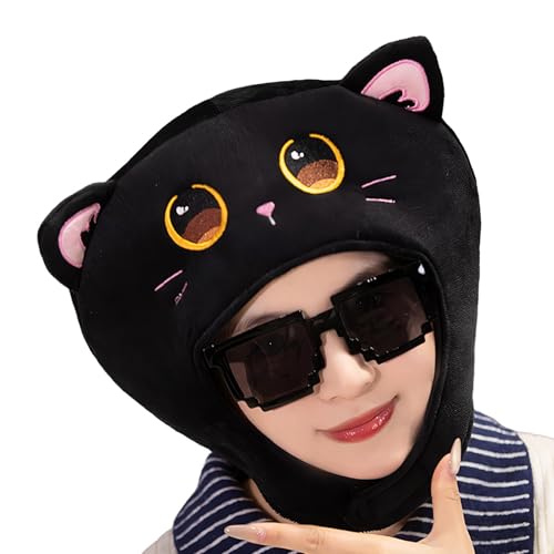 Niktule Katzenohrhut, Katzenhut | Süße Cartoon -Katzenhut -Kopfbedeckung | Neuheit Rollenspielkostüm, ausgestopfte Tierkappen, Partyfoto -Requisiten für das Weihnachtsfest -Cosplay Niktule Katzenohrhut, Katzenhut | Süße Cartoon -Katzenhut -Kopfbedeckung | Neuheit Rollenspielkostüm, ausgestopfte Tierkappen, Partyfoto -Requisiten für das Weihnachtsfest -Cosplay von Niktule