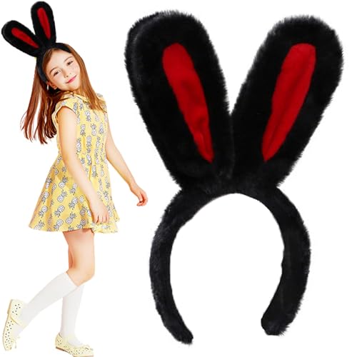 Niktule Osterhasen-Stirnband, Hasenohren für Erwachsene, Osterhasen-Ohr-Stirnband, Plüsch-Fuzzy-Ohren-Kopfbedeckung, süßes Hasenohren-Kostüm für Kinder, Ostern, Geburtstag Niktule Osterhasen-Stirnband, Hasenohren für Erwachsene, Osterhasen-Ohr-Stirnband, Plüsch-Fuzzy-Ohren-Kopfbedeckung, süßes Hasenohren-Kostüm für Kinder, Ostern, Geburtstag von Niktule