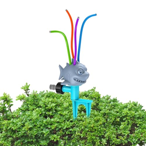Niktule Sprinkler-Spielzeug für Kinder, Wassersprinkler für den Garten | Verstellbares Wassersprühspielzeug | Spritzendes Spaßspielzeug im Cartoon-Design für Outdoor-Aktivitäten, Strände, Gärten und von Niktule