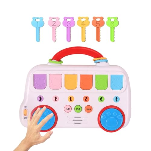 Niktule Tier-Knallspielzeug,Tier-Knallspielzeug - Musikspielzeug für frühes Lernen | Kleinkindspielzeug, interaktives Musikspielzeug für Babys, und Mädchen im Alter von 1–3 Jahren Niktule Tier-Knallspielzeug,Tier-Knallspielzeug - Musikspielzeug für frühes Lernen | Kleinkindspielzeug, interaktives Musikspielzeug für Babys, und Mädchen im Alter von 1–3 Jahren von Niktule