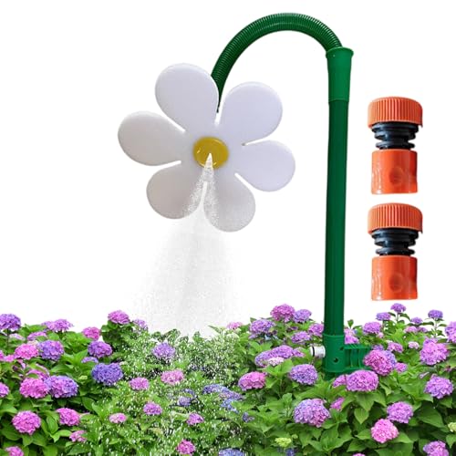 Tanzender Blumen Sprinkler | 360-Grad-Rotation Bewegliche Beregnung - Lustiges Bewässerungsspielzeug Für Kleinkinder Im Garten Hof Spielplatz Gemüsebeet Rasen Park von Niktule