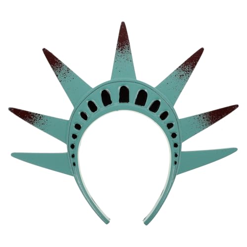 Niltracy Freiheitsstatue Stirnband, einzigartiges Design Rolle - Spielrequisite, ideal für Halloween-Kostümpartys & Cosplay-Events, Freiheitsstatue, Stirnband, Kostüm-Kopfschmuck von Niltracy