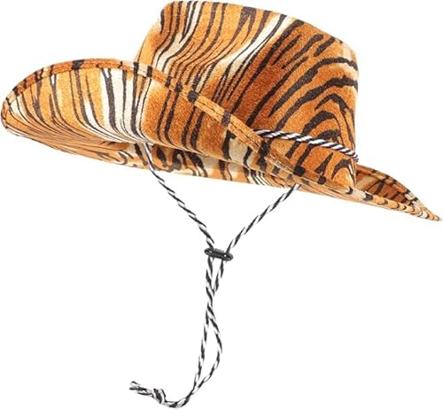 Niltracy Halloween-Dekor-Hut, Tiger-Druck, lustiger Tierhut, Jazz, Westernhut, Partyhut, breiter Sonnenhut, Fischerhut, Kostümzubehör, Halloween-Dekorationen Niltracy Halloween-Dekor-Hut, Tiger-Druck, lustiger Tierhut, Jazz, Westernhut, Partyhut, breiter Sonnenhut, Fischerhut, Kostümzubehör, Halloween-Dekorationen von Niltracy