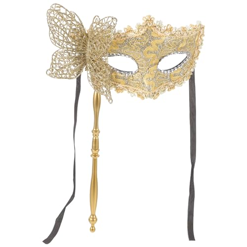 Niltracy Handheld Dragon - Pattern Maskerade Maske, Gold Side Butterfly Design with Stick, Ideal for Cosplay & Party Gatherings, Handheld Dragon - Pattern Masquerade Mask, Gold Side Butterfly Niltracy Handheld Dragon - Pattern Maskerade Maske, Gold Side Butterfly Design with Stick, Ideal for Cosplay & Party Gatherings, Handheld Dragon - Pattern Masquerade Mask, Gold Side Butterfly von Niltracy