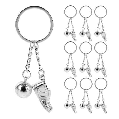 Niltracy Schuh- und Fußball-Schlüsselanhänger, 8-teiliges Set, ideal als Geschenk, Taschendekoration und Schlüsselzubehör, Schuh- und Fußball-Schlüsselanhänger, Mini-Sport Niltracy Schuh- und Fußball-Schlüsselanhänger, 8-teiliges Set, ideal als Geschenk, Taschendekoration und Schlüsselzubehör, Schuh- und Fußball-Schlüsselanhänger, Mini-Sport von Niltracy