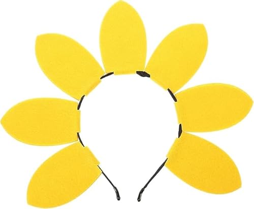 Sonnenblume Stirnband - Gelb Kostüm Kopfbedeckung, Kunststoff Sonnenblume Stirnband für Frauen Mädchen Haarreifen für Party, Karneval, Geburtstag, Halloween, Fasching, Cosplay, Bühne Sonnenblume Stirnband - Gelb Kostüm Kopfbedeckung, Kunststoff Sonnenblume Stirnband für Frauen Mädchen Haarreifen für Party, Karneval, Geburtstag, Halloween, Fasching, Cosplay, Bühne von Niltracy