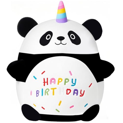 NimblusToy Panda Kuscheltier, Panda Kissen, Weiches Pandabär-Kissen, Cute Stuff -Plüsch für Angst, Happy Birthday Panda Geschenk für Jungen und Mädchen - 30 cm NimblusToy Panda Kuscheltier, Panda Kissen, Weiches Pandabär-Kissen, Cute Stuff -Plüsch für Angst, Happy Birthday Panda Geschenk für Jungen und Mädchen - 30 cm von NimblusToy