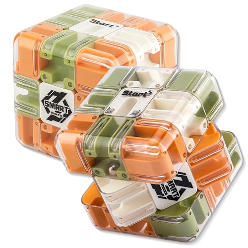 Large Labyrinth 3D Puzzle Maze Cube - Engaging Brain Teaser Toy (2Pcs) von Nimedala