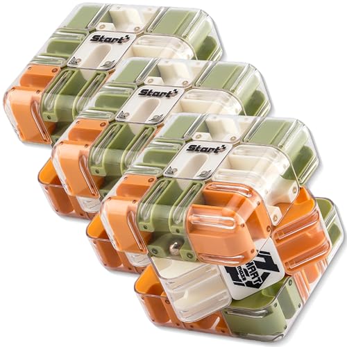Large Labyrinth 3D Puzzle Maze Cube - Engaging Brain Teaser Toy (3Pcs) von Nimedala