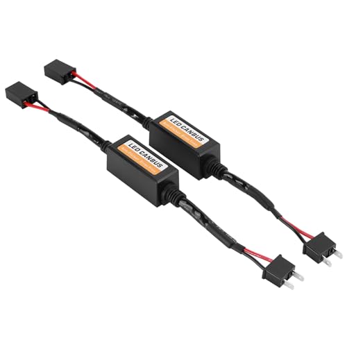 LED-Decoder, 2 Stück Canbus-Scheinwerfer-Decoder-Gerät, Anti-Flicker-Widerstände, Fehlerunterdrückung Für H7-Induktivitäten LED-Decoder, 2 Stück Canbus-Scheinwerfer-Decoder-Gerät, Anti-Flicker-Widerstände, Fehlerunterdrückung Für H7-Induktivitäten von Nimomo