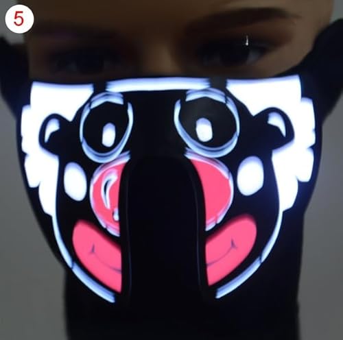 Nimomo Gesichtsmaske Led Leuchten Blinkende Halloween Party Kostüm Tanz Cosplay Cos Decor Nimomo Gesichtsmaske Led Leuchten Blinkende Halloween Party Kostüm Tanz Cosplay Cos Decor von Nimomo