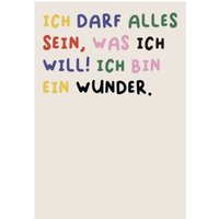 Poster Wunder 50x70 von Kämpf