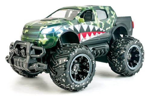 Ninco - Funkgesteuertes Monster Truck Fernbedienung Mit Lichtern 2.4GHz schwarz Maße: 30cm x 19cm x 16cm grün (NH93120) Ninco - Funkgesteuertes Monster Truck Fernbedienung Mit Lichtern 2.4GHz schwarz Maße: 30cm x 19cm x 16cm grün (NH93120) von Ninco