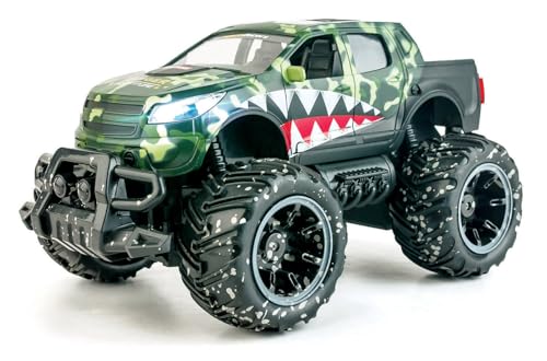 Ninco - Monster Truck Fernbedienung Mit Lichtern 2.4GHz schwarz Maße: 30cm x 19cm x 16cm grün (NH93120) von Ninco