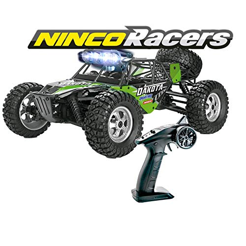 Ninco - Dakota Ferngesteuerter Desert Buggy im Maßstab 1/12 und 4-Radantrieb Farbe: Grün 34 x 26 x 15,5 cm. (NH93140), Schwarz von Ninco
